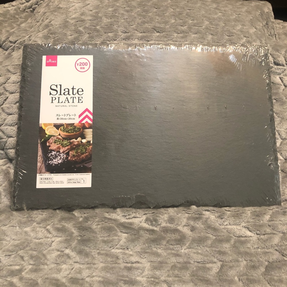 Japanese Sushi Deli Presentation Slate Stone